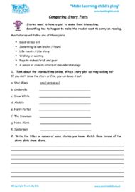 Worksheets for kids - comparing_story_plots_1